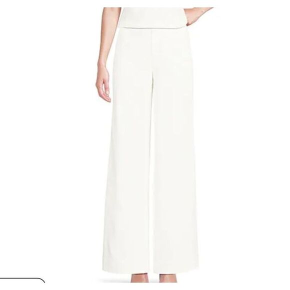 NWT Lilly Pulitzer 33" Colletti High Rise Trouser in Coconut- size 10 - Picture 3 of 12